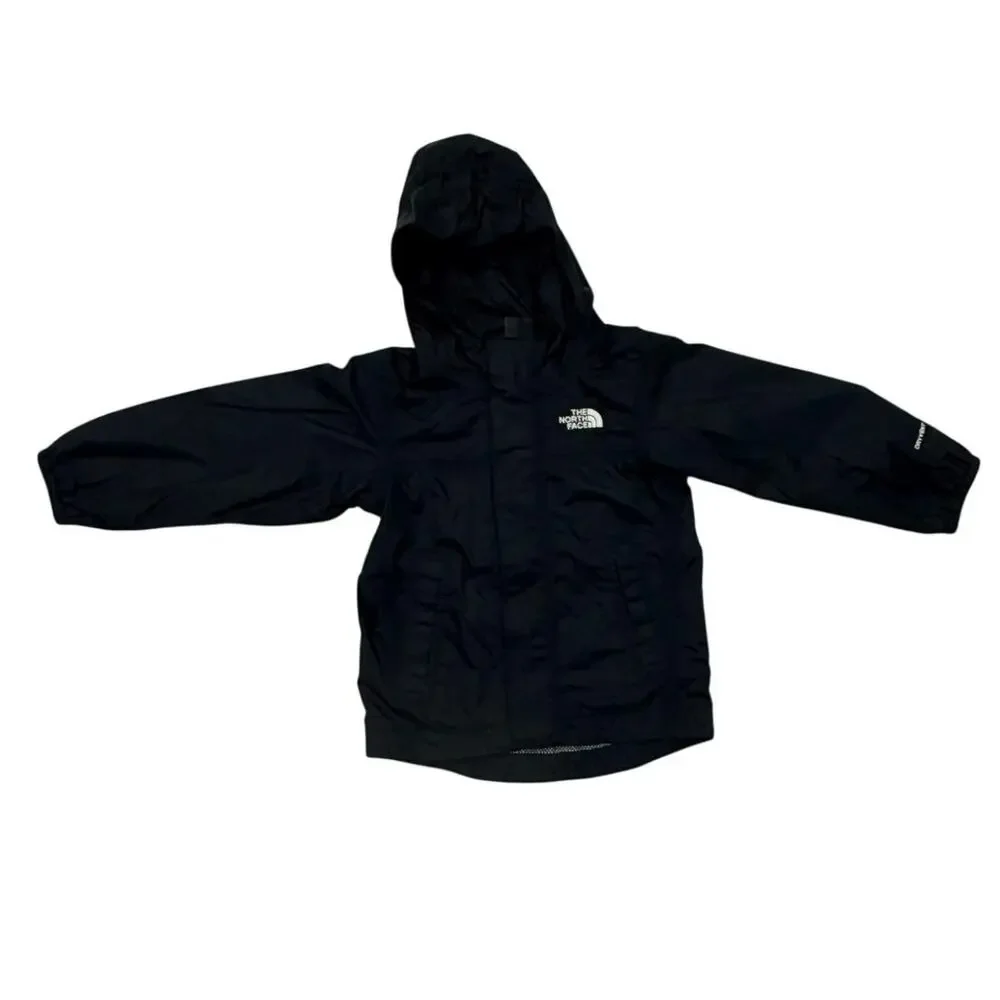 The North Face Toddler 2T Black Full Zip Hooded Fleece Jacket